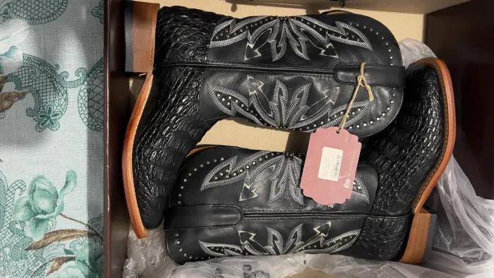 BOTA TEXANA- couro de jacaré 
