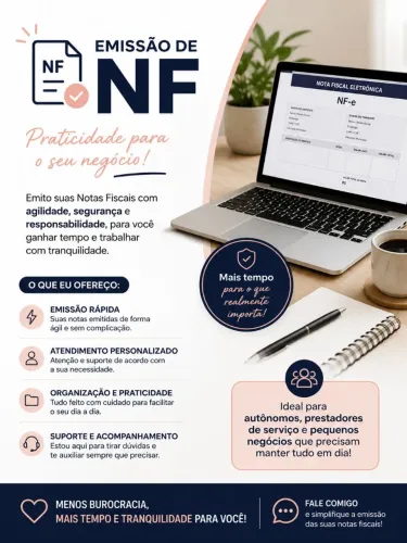 Emissão de Nota Fiscal com praticidade, agilidade e segurança! 