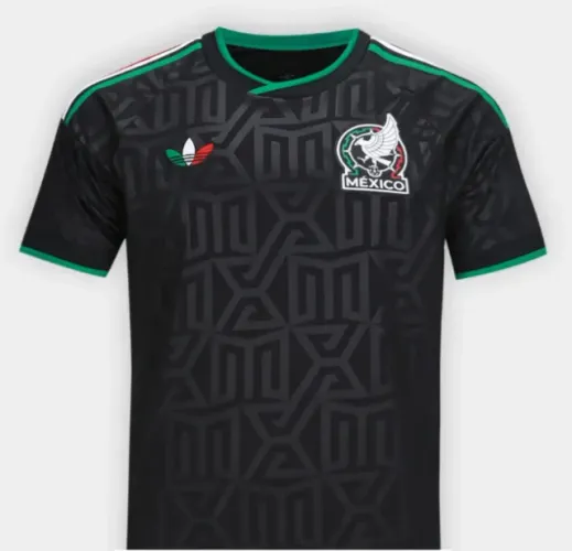 Camisa Seleção México Third 2026 Torcedor Adidas Originals Masculina - Preto