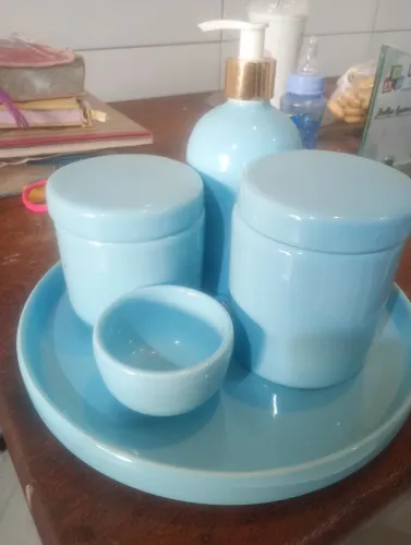 Ninho + kit higiene porcelana