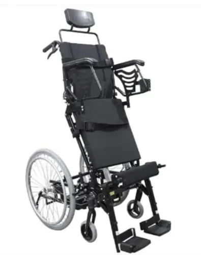 Cadeira de rodas Freedom Stand up manual com posição ortostática automatizada.