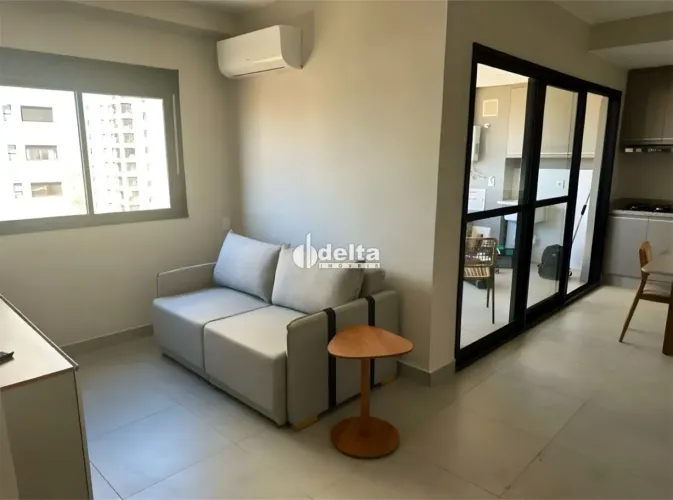Apartamento com 1 quarto sendo suíte disponível para locação no bairro em Uberlândia-MG