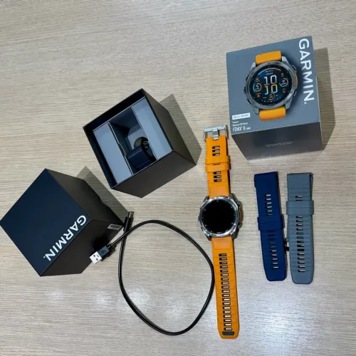 Garmin Fenix 8 51mm Amoled Saphire Zerado