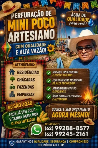 Mini poço artesiano