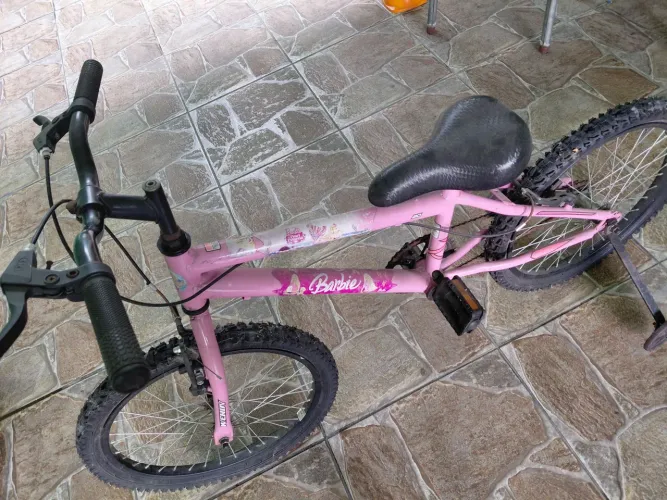Bicicleta da Bárbara seminova preço de desapego