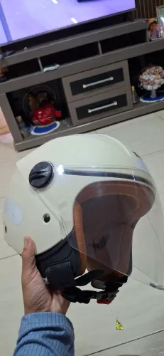 Capacete aberto joy 23 bege