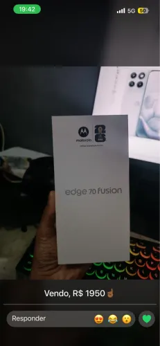 Motorola Edge 70 Fusion 5G 256GB Branco (Lacrado)