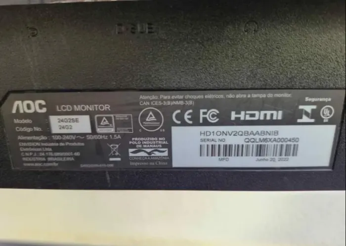 Monitor 165hz AOC VIPER