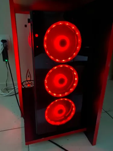 Gabinete mid tower de vidro temperado
