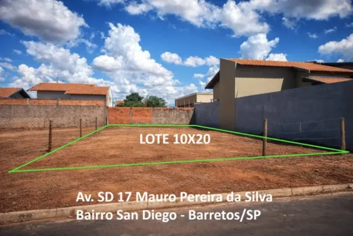 Terreno no San Diego Barretos