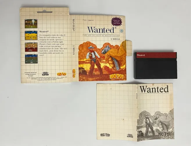 Master System Tec Toy Sega Wanted