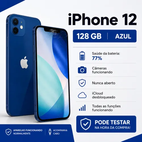 iPhone 12 Azul - 128 GB