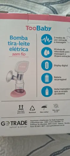 Bomba elétrica tira leite