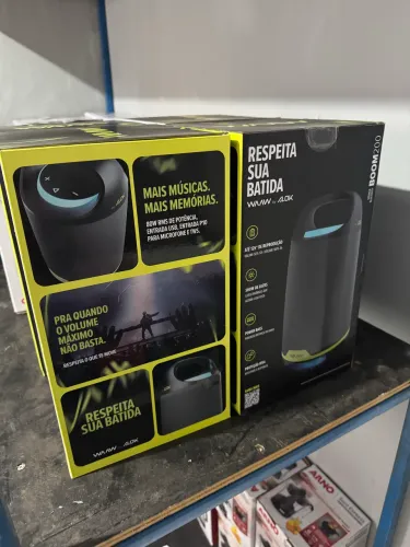 Caixa De Som Bluetooth Sem Fio Boombox WAAW By Alok Boom 200 80W RMS
