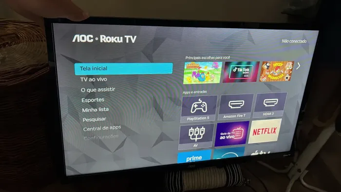 TV Roku 32 polegadas