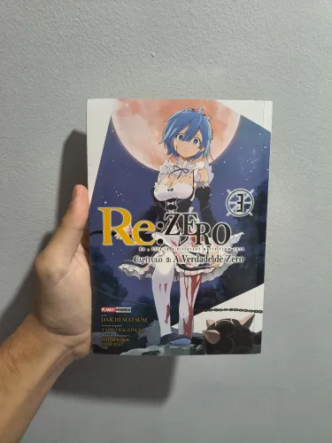 Re:Zero Capítulo 3: Volume 3 lacrado - Mangá Panini