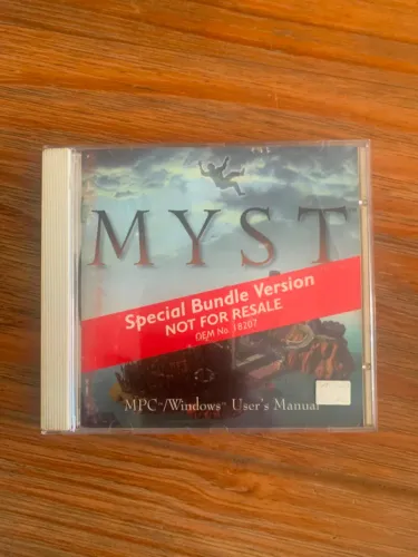 CD-Rom Jogo PC Myst - Muito Antigo