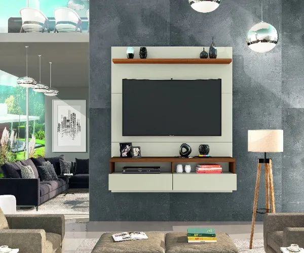 Moderno Painel Lores com 2 Gavetas ! Pronta Entrega !