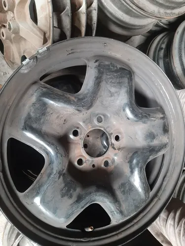 Roda de ferro aro 16 Preta fiat Toro 5x110