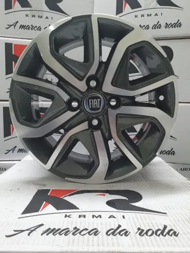 Jogo de roda aro 14 Fiat palio idea Strada uno 