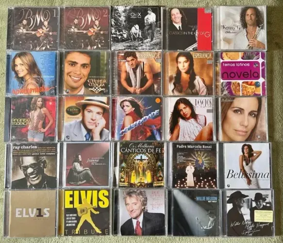 Cd Dvd Fita K7 Novela Rock Música Clássica Anos 50 Variados