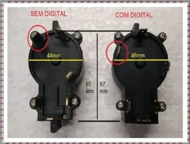 Chave Seletora Motor Elétrico Phantom 34/44/54lb S/ Digital
