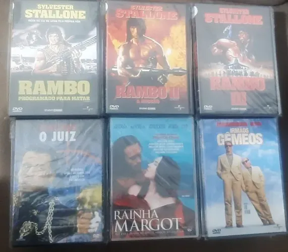 Pacote de filmes em dvd