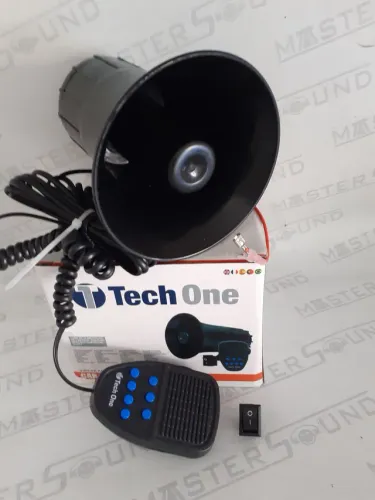 Sirene com vários sons de polícia. Mais microfone. Nova. Instalada.