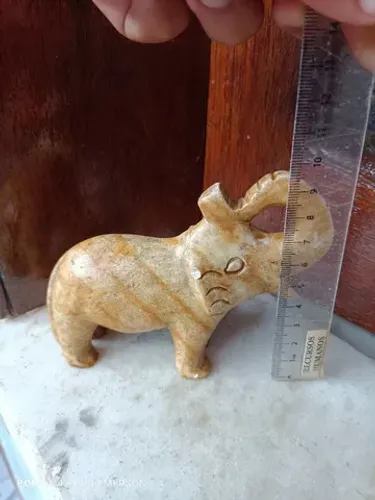 ELEFANTE ARTESANAL PEDRA SABÃO ÚNICO NO OLX.
