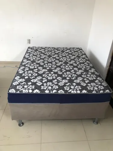 Cama box casal conjugada