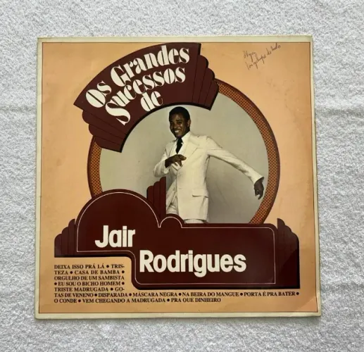 Disco de Vinil Jair Rodrigues - Os Grandes Sucessos de Jair Rodrigues