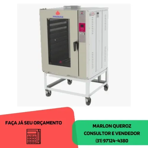 Forno de Pao Eletrico 8 Esteiras 220v