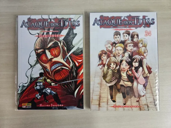 Manga Ataque dos Titãs Volume 34