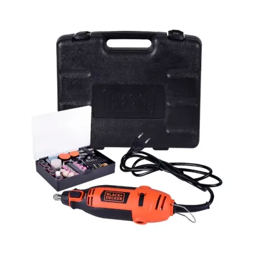 Micro Retífica com Controle de Torque 180W Maleta com 110 Peças Black+Decker RT18KA
