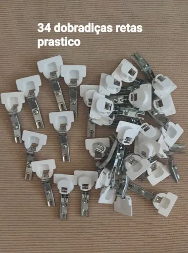 DOBRADIÇAS RETAS E CURVADAS NOVAS
