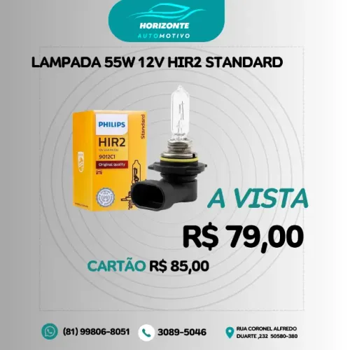 Lampada 55w 12v hir2 standard *