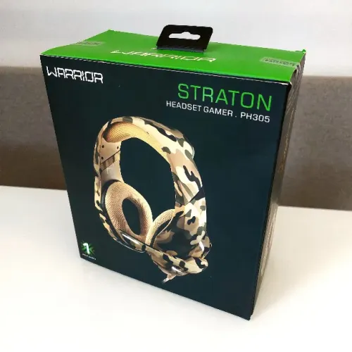NOVO | Fone Headset Gamer Warrior Ph305 Straton Army  - Fazemos Entrega