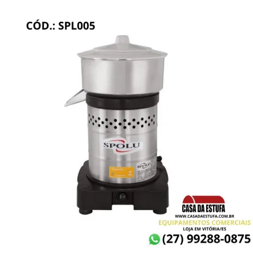 Espremedor de Suco Médio todo em Inox Spolu