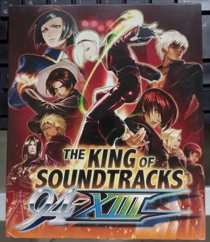 The King Of Fighters Soundtracks 94 até 13 Box com 4 CD's Original Sound Tracks SNK Atlus
