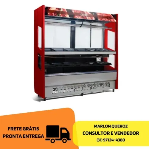 Balcão de Açougue Vertical 2 Metros Novo Polar