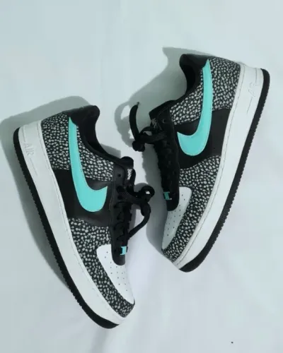 Tenis Nike Air Force 1 Elephant Print Custom Nike By You Atmos 42