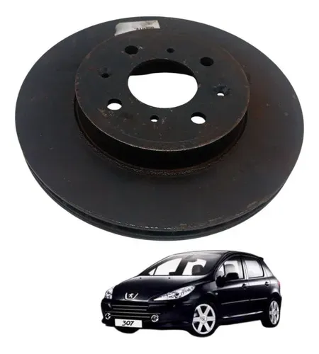Disco Freio Dianteiro Peugeot 307 Sw 2.0 16v 2005 2006 2007
