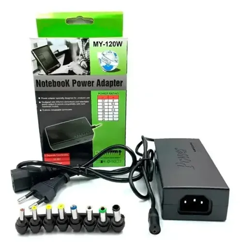 Fonte de Notebook Universal 120W 12-24V com 8 pinos -120W