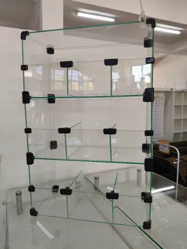Baleiro de vidro - 0,60 x 0,40 x 0,20