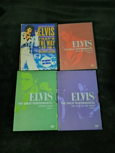 Lote de Dvds Elvis Presley 