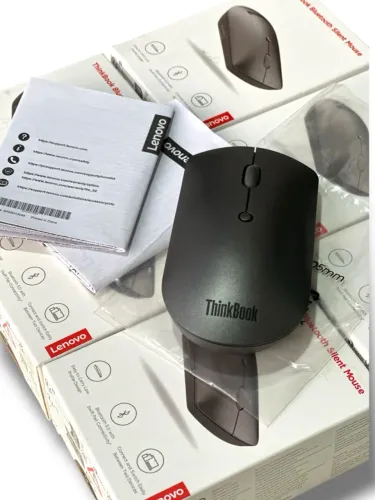 Novo Lacrado - Mouse original Bluetooth Lenovo ThinkBook - Novo