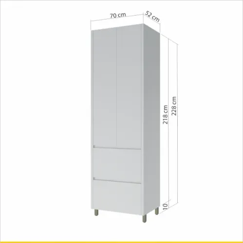  Paneleiro Marquesa 100% MDF - 2 Portas e 2 Gavetas! 