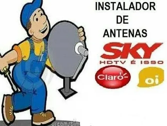 Técnico instalador antenista sky claro e similares