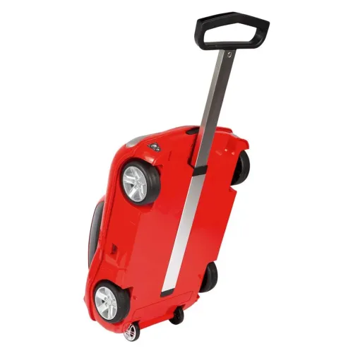 Mochila De Rodinhas Sestini Play Carro Vermelho Controle