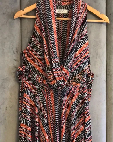 Vestido malha estampado tamanho G